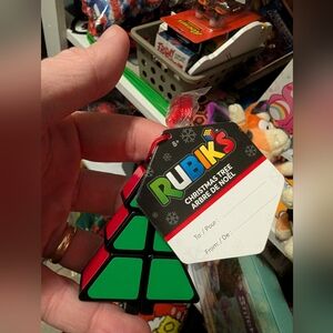 Brand New Rubicks Cube Themed Christmas Ornament